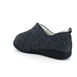 Meget blød og behagelig mørkegrå hjemmesko