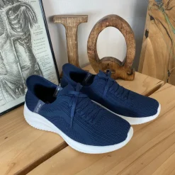 Mørkeblå Skechers Slip-ins med svangstøtte