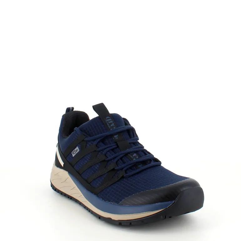 Mørkeblå vandtæt sko fra Green Comfort med masser af svangstøtte