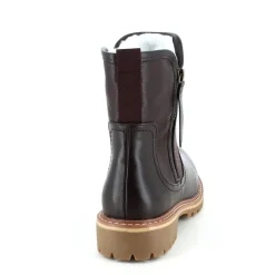 Mørkebrun vinterstøvle med foer og smarte detaljer