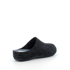 Mørkegrå filthjemmesko - som giver dig komfort og varme