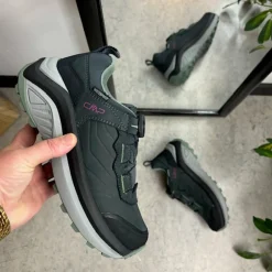 Mørkegrå, vandtætte vandresko fra CMP med Boa-lukning