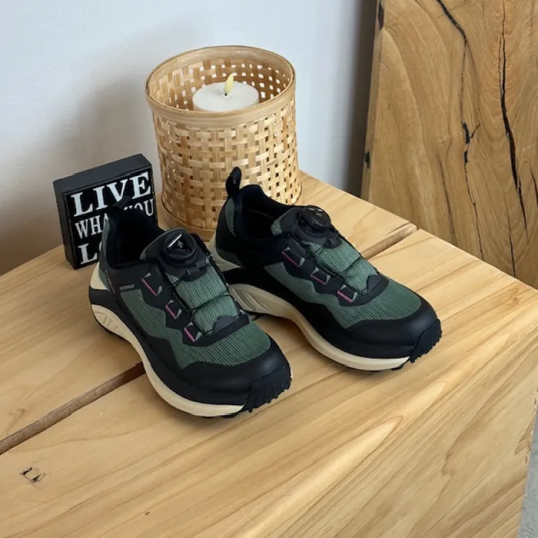 Mørkegrønne, vandtætte vandresko fra CMP med Boa-lukning