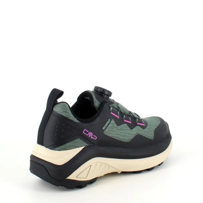 Mørkegrønne, vandtætte vandresko fra CMP med Boa-lukning