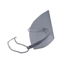 Mund visir med hvid bøjle