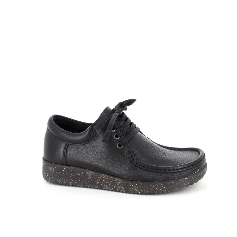 Nature sko i sort skind