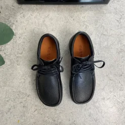 Nature sko i sort skind