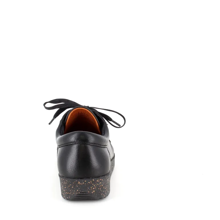 Nature sko i sort skind