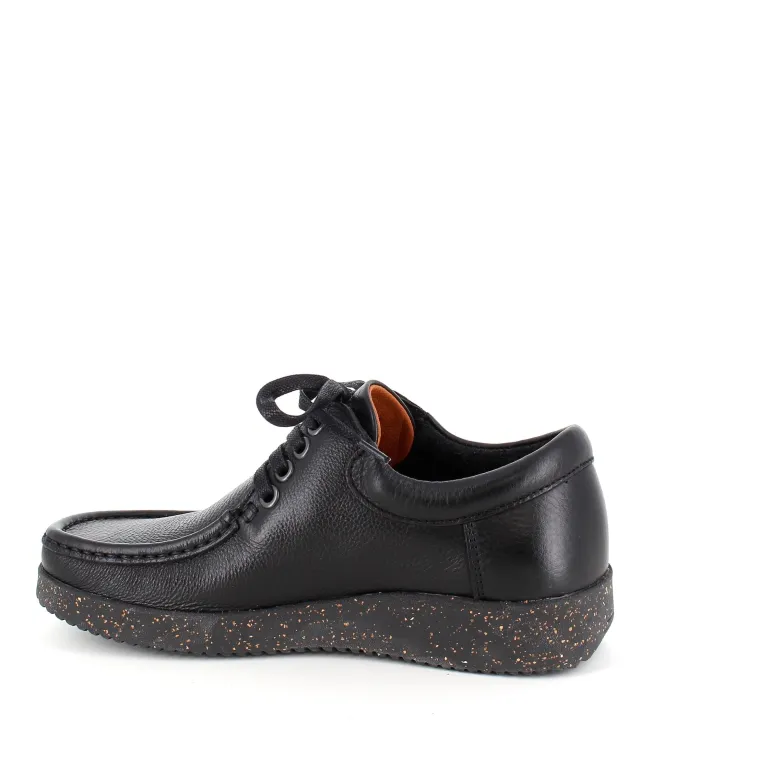 Nature sko i sort skind