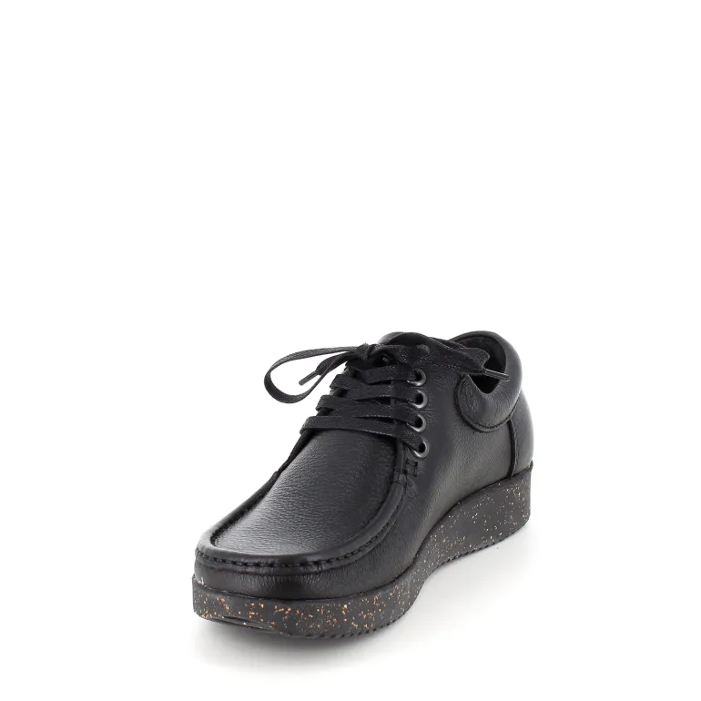 Nature sko i sort skind