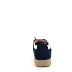 Navy ruskindssko med rågummisål