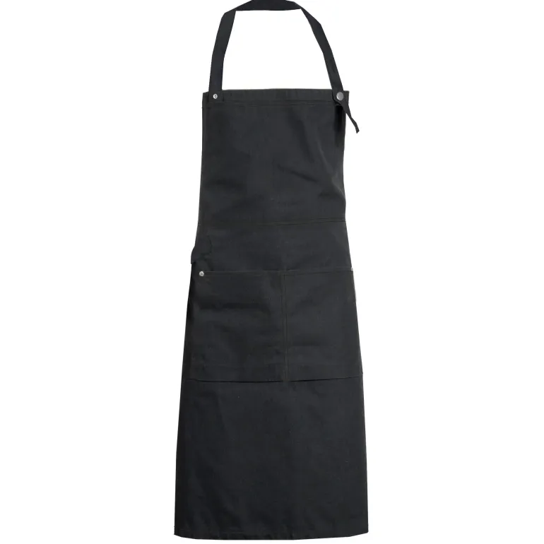 Nybo Sort Unisex New Nordic Kuskeforklæde, Justerbar, 3D-lommer