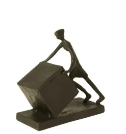 Op ad bakke, jern figur 17 cm