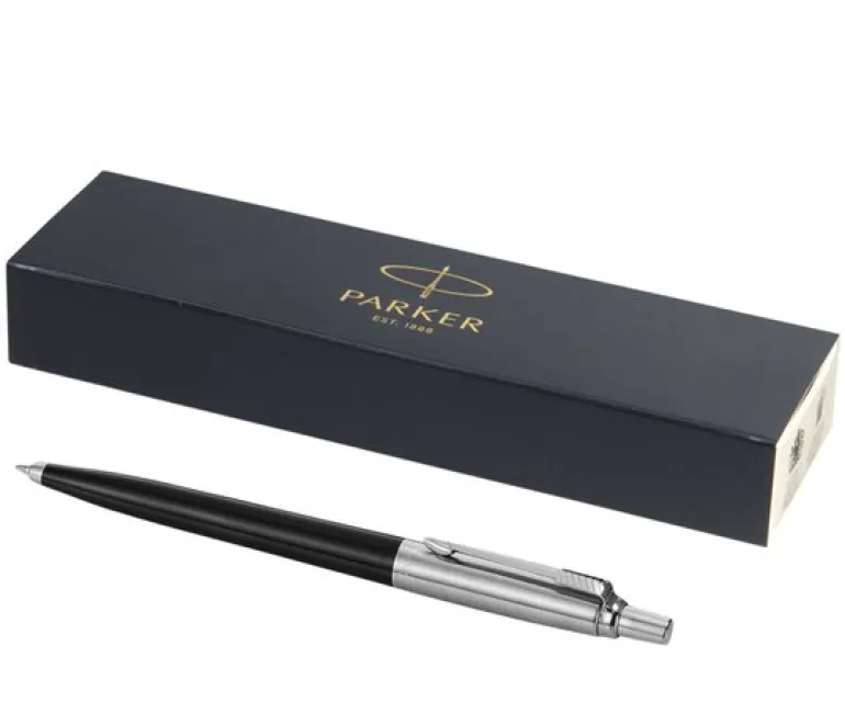 Parker kuglepen i sort med gravering