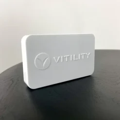 Pilleæske med huske app til telefonen.