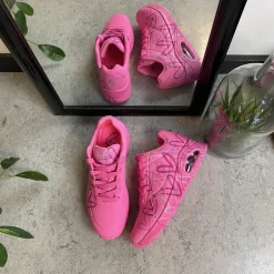 Pink hjerte sko fra Skechers