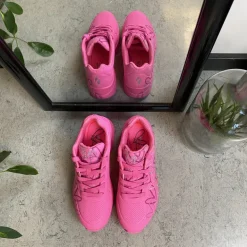 Pink hjerte sko fra Skechers