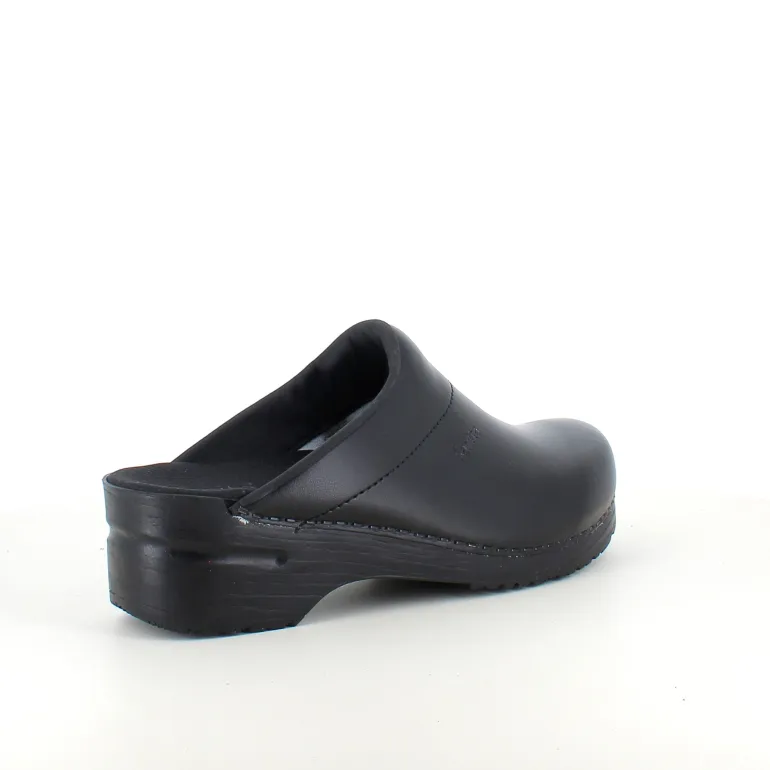 Praktisk sort Sanita træsko