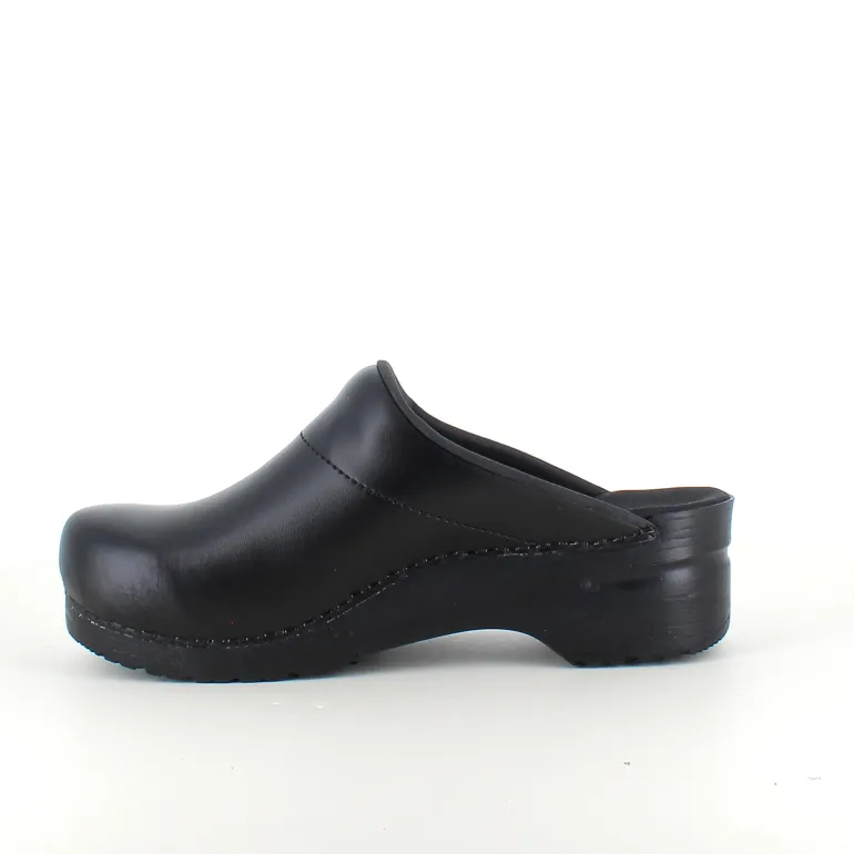 Praktisk sort Sanita træsko