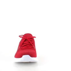 Rød Skechers Slip-ins med glimmer detaljer.