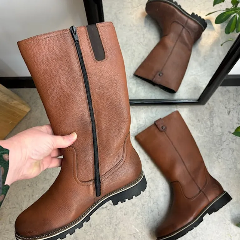 Remonte vinterstøvle med højt skaft og varmt for