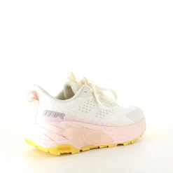 Råhvide letvægtssko med rosa Nonslip ydersål