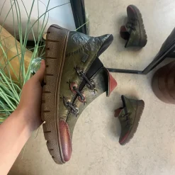 Rieker støvle i Grøn med Antistress sål