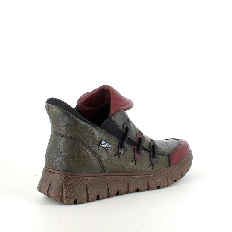 Rieker støvle i Grøn med Antistress sål