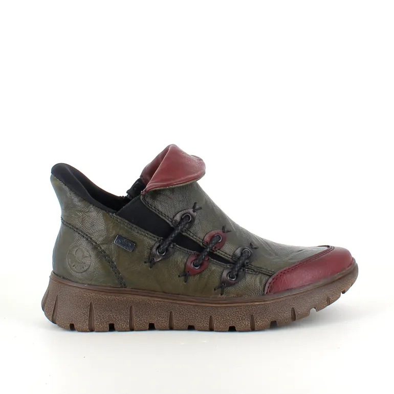 Rieker støvle i Grøn med Antistress sål