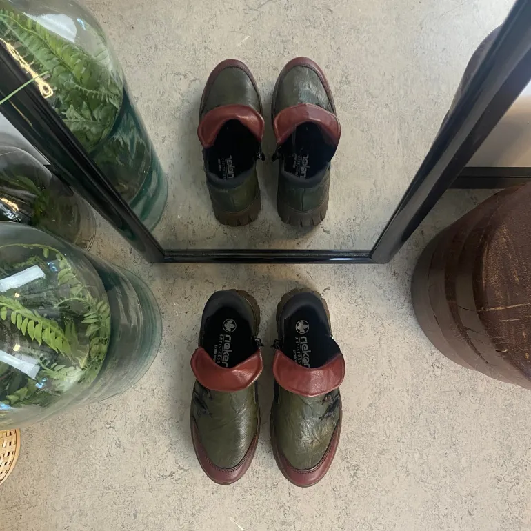 Rieker støvle i Grøn med Antistress sål