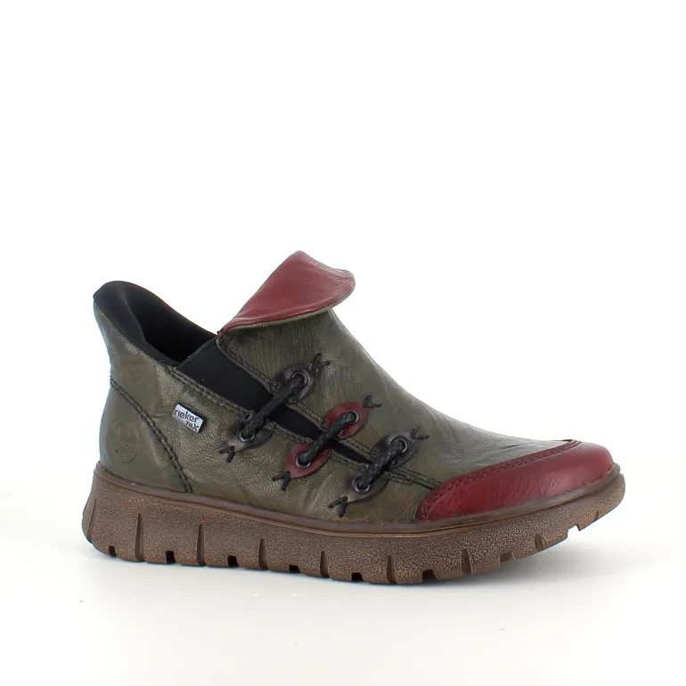 Rieker støvle i Grøn med Antistress sål