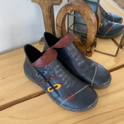 Rieker støvle til dame i blå