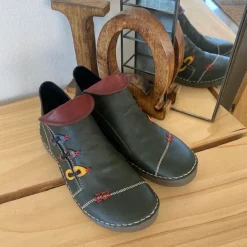 Rieker støvle til dame i grøn