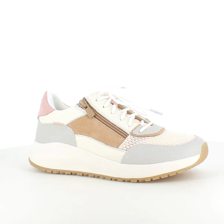 Rosa Green Comfort sko med god bredde og dobbelt åbning