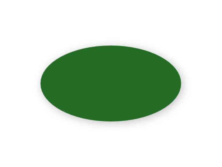 Rundt navneskilt med magnet