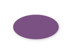 Rundt navneskilt med nål