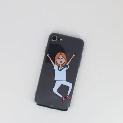 Silikone iPhone cover med print