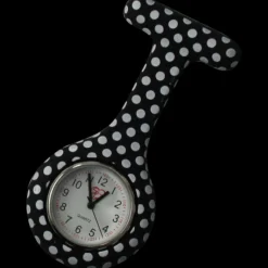 Silikone sygeplejeur - sort polkaplettet