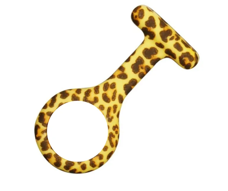 Silikone sygeplejeur med hvid urskive & 3 ekstra covers – praktisk, hygiejnisk & let at aflæse