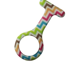 Silikone sygeplejeur med hvid urskive & 3 ekstra covers – praktisk, hygiejnisk & let at aflæse