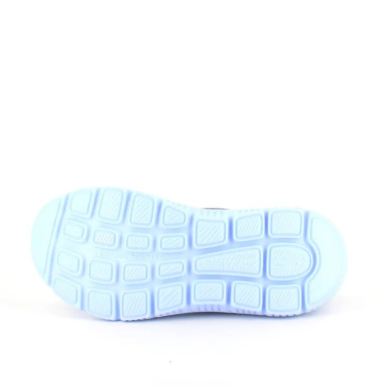 Skechers slip-in sko i blå med Max Cushion