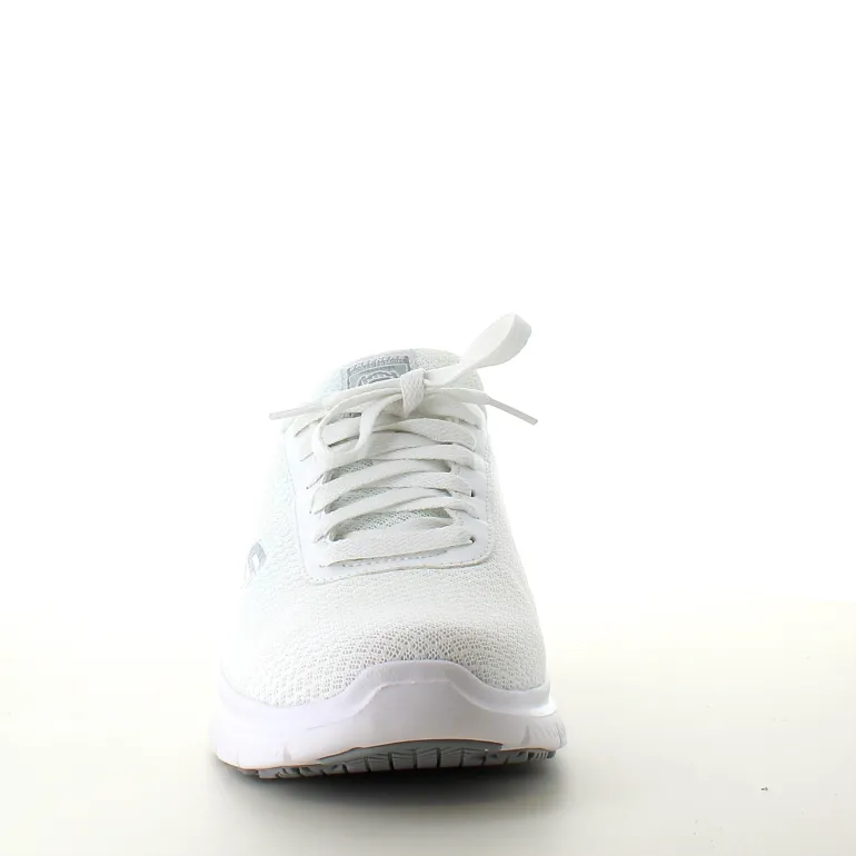 Skechers Work i hvid med åndbart materiale