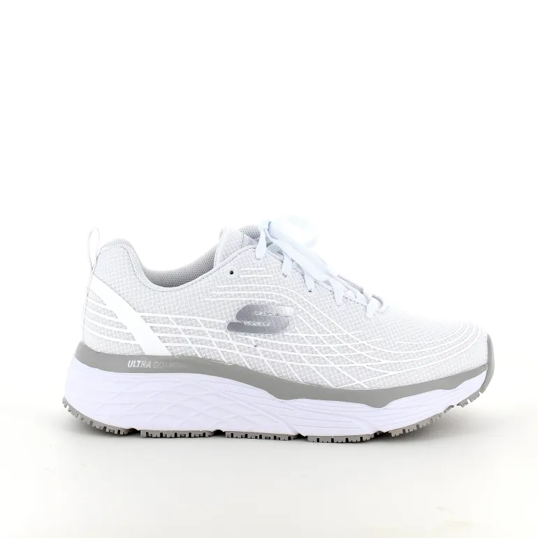 Skechers Work med max cushioning såler i hvid