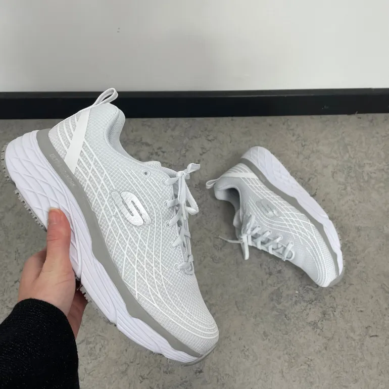 Skechers Work med max cushioning såler i hvid