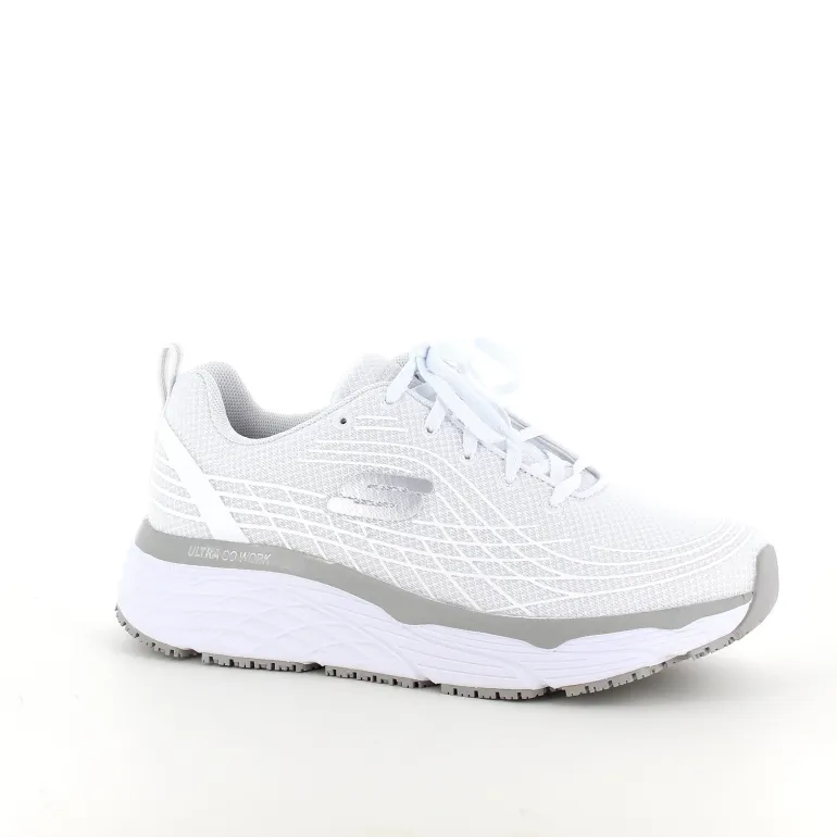 Skechers Work med max cushioning såler i hvid