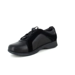 Skind gåsko fra Green Comfort med elastik snørre og god svangstøtte