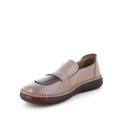 Slip on sko i skind med ultra fleksibel ydersål