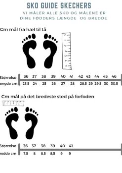 Slip-ins fra Skechers med snørre og Max Cushion bund