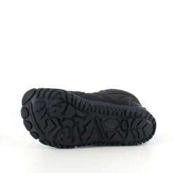 Sort barfodssko med fleksibel gummisål, praktisk klemmelukning og let for