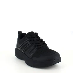 Sort letvægtssko fra Gaitline med optimal af støddæmpning og svangstøtte